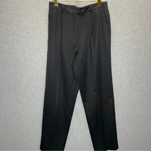 EP Pro Black Golf Pleated Ultra High Rise Straight Black Leg Pants